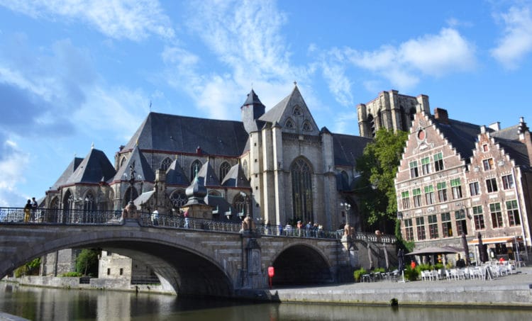 Saint Michael's Church and Bridge - Landmarks of Ghent