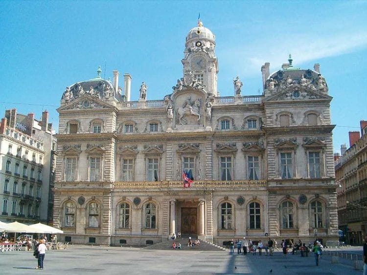 Town Hall of Lyon in France
