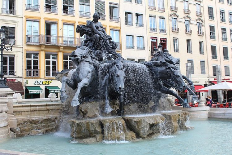 Fountain of Bartholdi in France