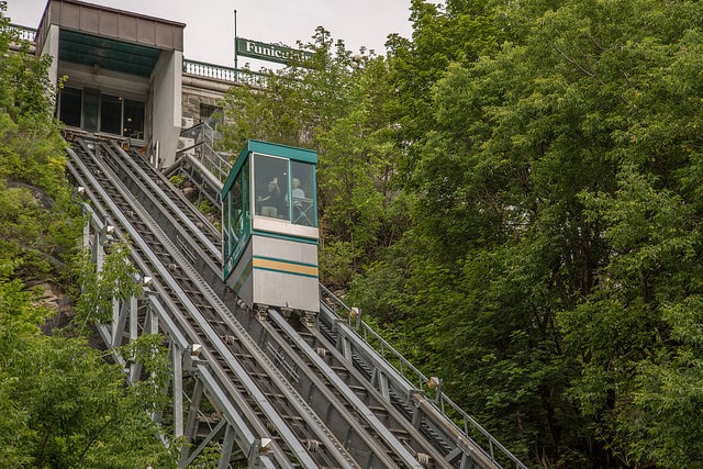 The funicular - Quebec attractions