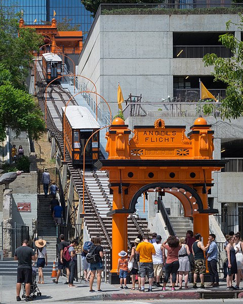 The "Flight of Angels" Funicular in the USA