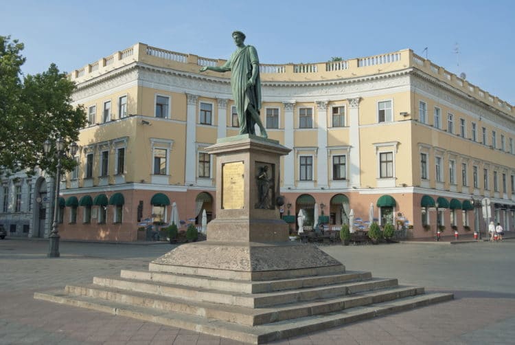 Monument to Duke de Richelieu - sights of Odessa