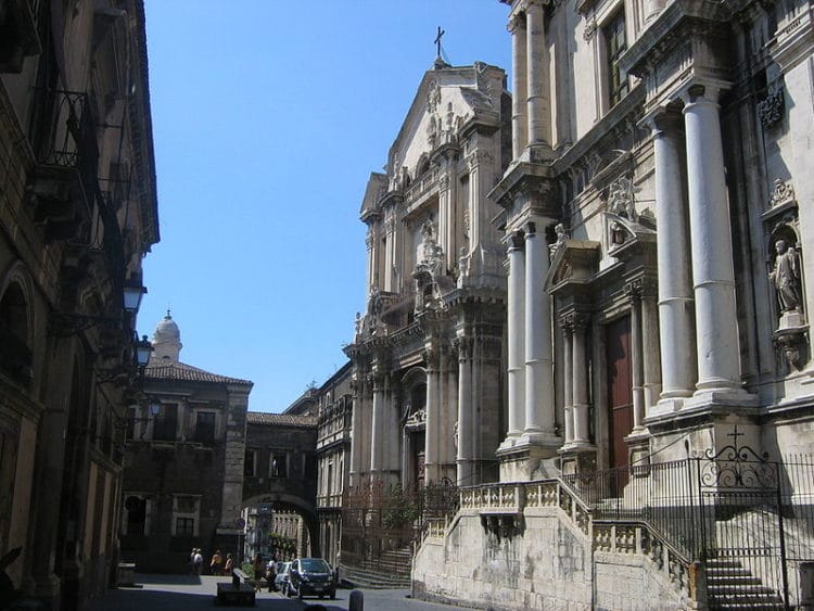 Via Crociferi - Sightseeing in Catania