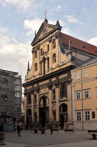Jesuit church - sights in Lviv