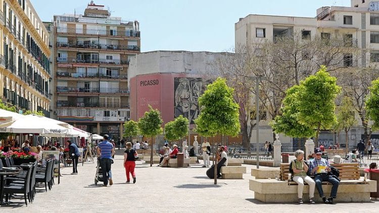 Merced Square - Sights of Malaga