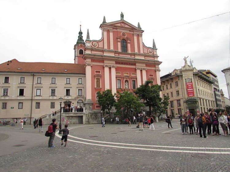 Franciscan Church - attractions in Ljubljana