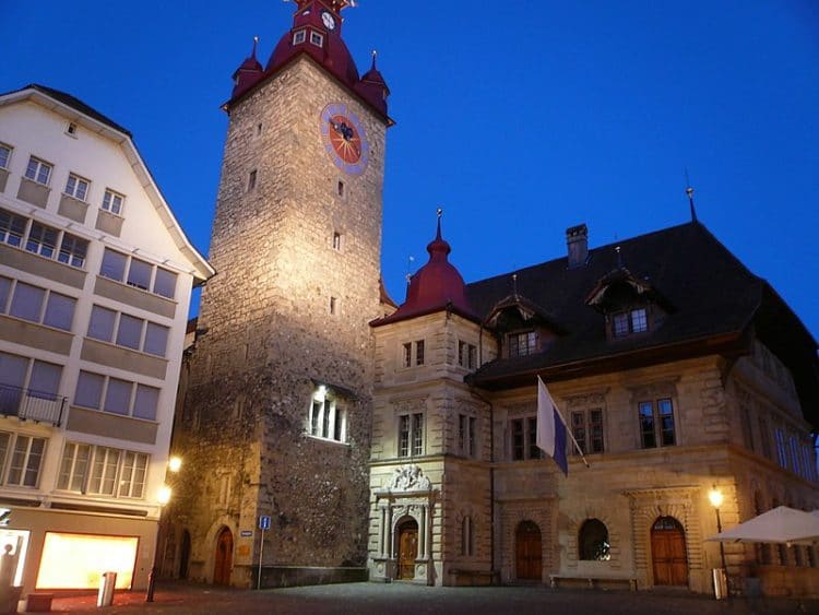 The Lucerne Old Town Hall - Points of Interest