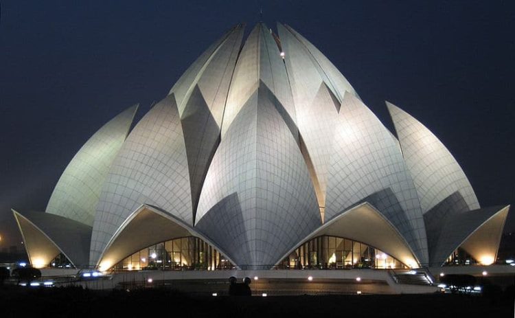 The Lotus Temple in India