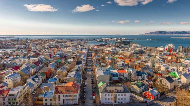 Most beautiful cities in Europe - Reykjavik.Iceland