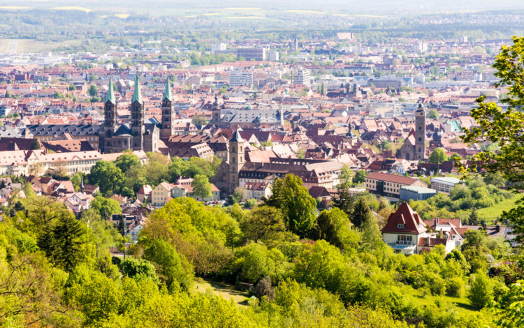 Панорама города Бамберга