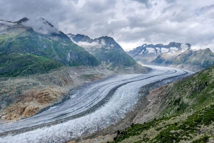Большой Алечский ледник - достопримечательности Швейцарии