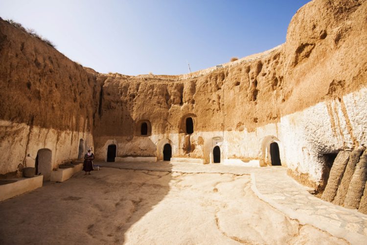 Пещерный город Матмата - достопримечательности Туниса
