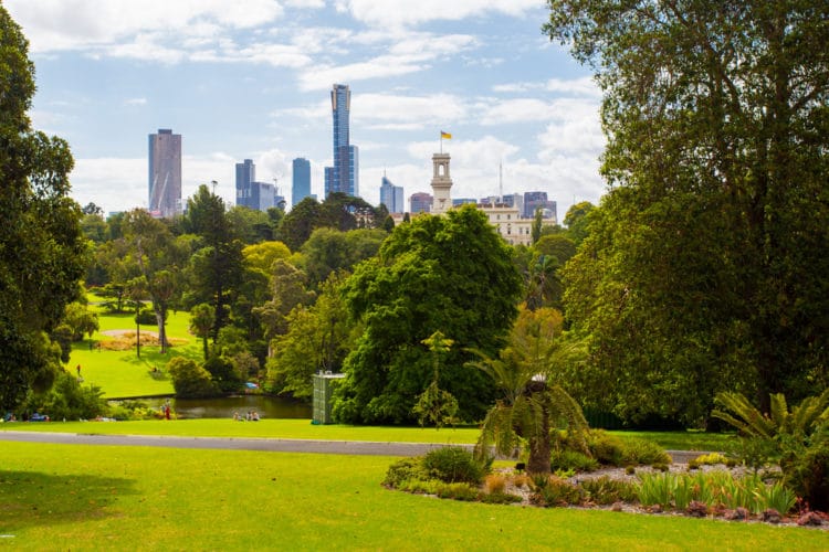 Королевские ботанические сады - достопримечательности Мельбурна