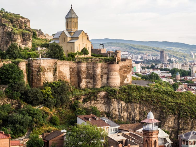 Крепость Нарикала - достопримечательности Тбилиси