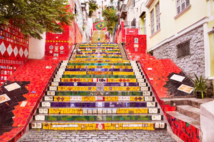 Лестница Селарона - достопримечательности Рио-де Жанейро