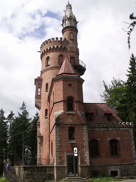 Обзорная башня Гёте - достопримечательности Карловых Вар