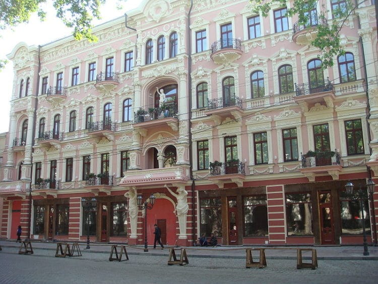 Гостиница Бристоль - достопримечательности Одессы