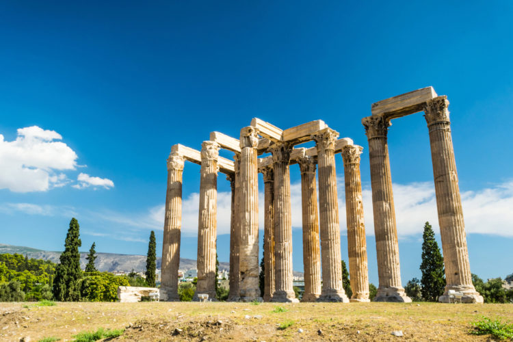 Достопримечательности Греции - Храм Зевса Олимпийского