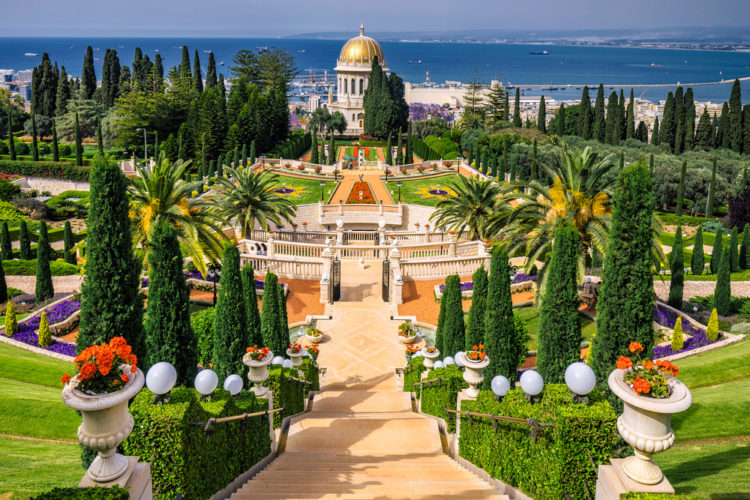 Достопримечательности Израиля - Бахайские сады