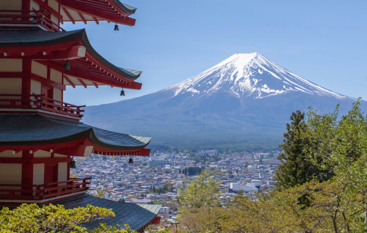 Достопримечательности Японии - Гора Фудзи