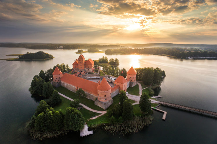 Достопримечательности Литвы - Тракайский замок