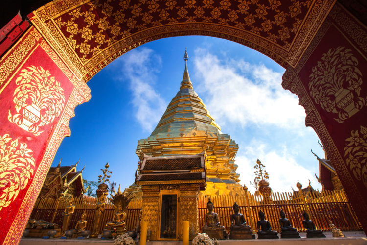 Достопримечательности Таиланда - Монастырь Ват Пратхат Дой Сутхеп