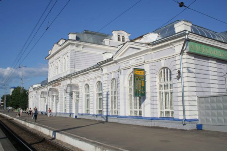 Ж/д станция Александров-1 в городе Александров Владимирской области России