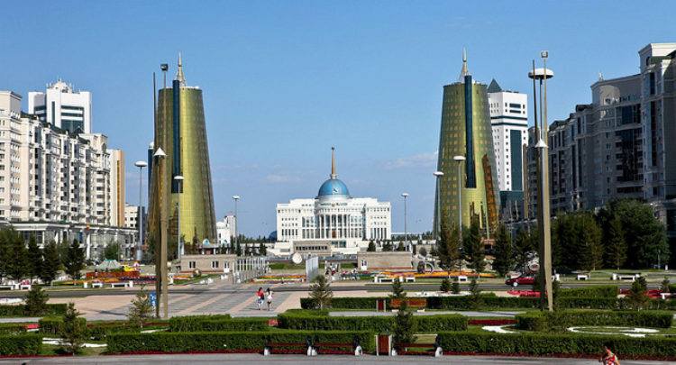 Город Астана в Казахстане