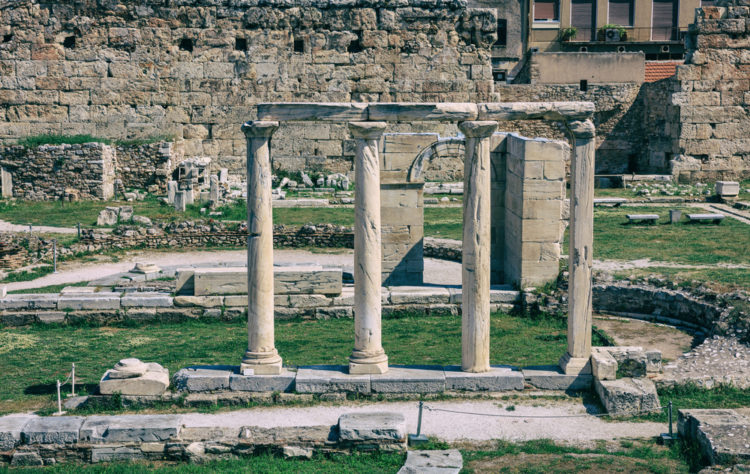 Римская Агора в Афинах - достопримечательности Афин