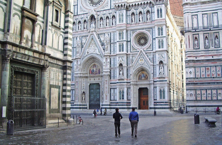 Соборная площадь (Piazza del Duomo) во Флоренции - достопримечательности Флоренции, Италия
