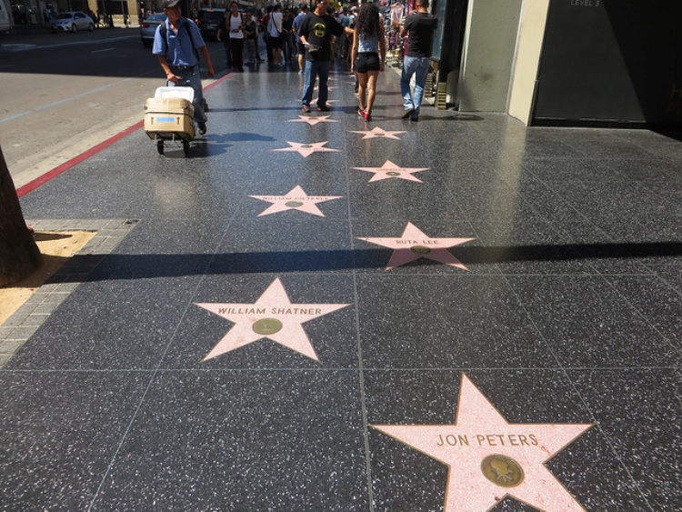 Голливудская «Аллея славы» - достопримечательности Лос-Анджелеса, Калифорния, США