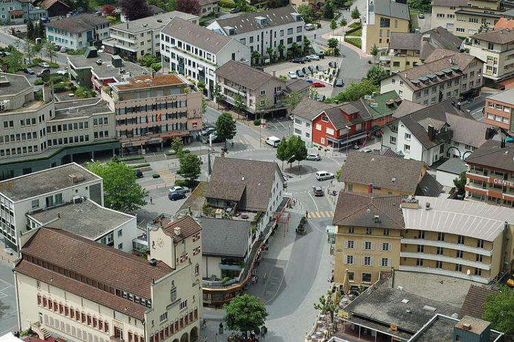 Улица Штэдле - достопримечательности Лихтенштейна