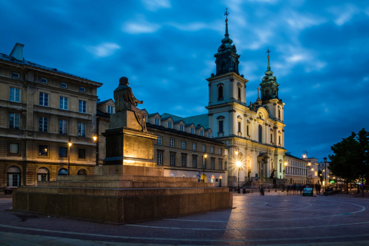 Костёл Святого Креста - достопримечательности Варшавы