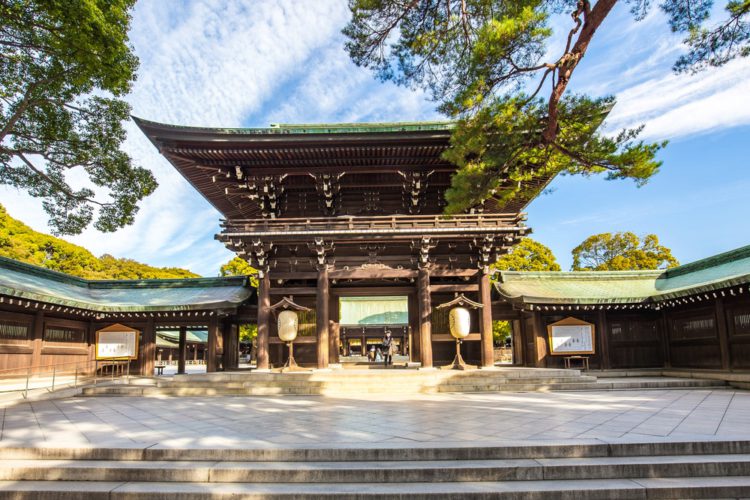 Храм императора Мейдзи - достопримечательности Токио