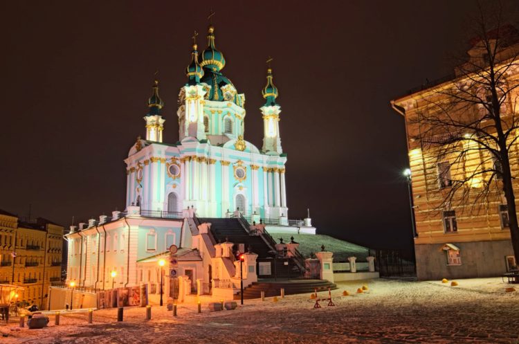 Андреевская церковь - достопримечательности Киева