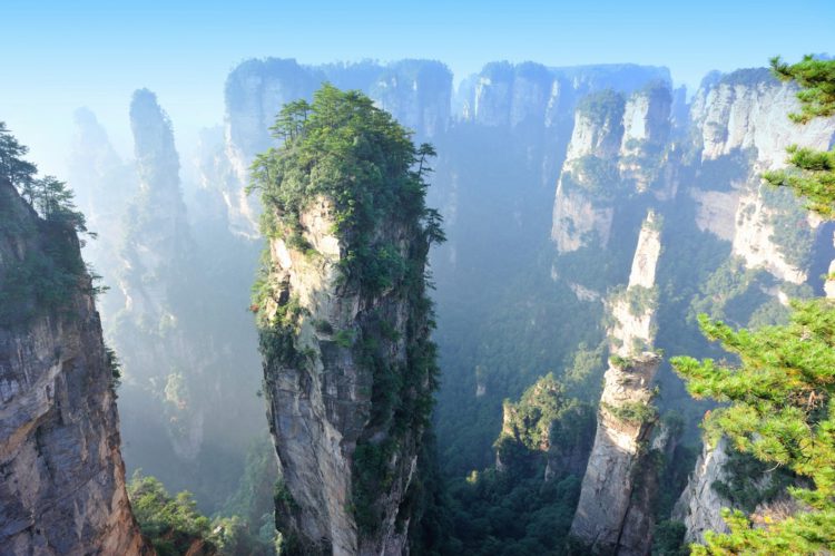 Самые красивые места земли - Горы Тяньцзи, Китай