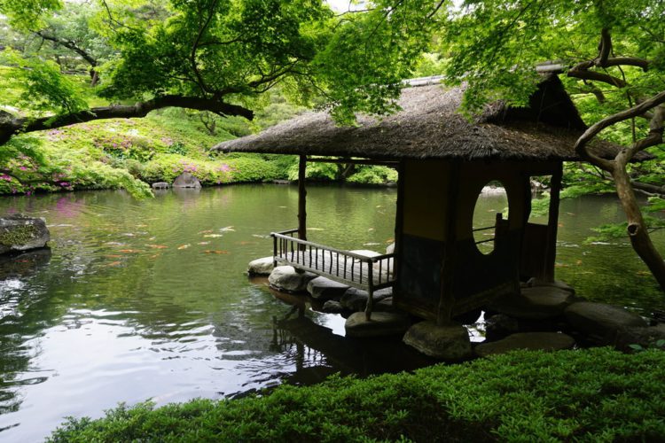 Сад Хаппоен - достопримечательности Токио