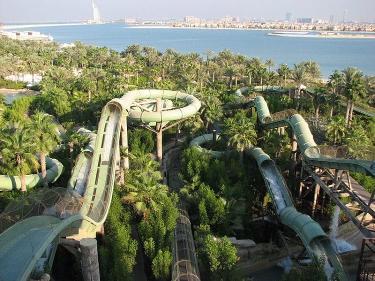 Аквапарк «Aquaventure» - достопримечательности Дубая