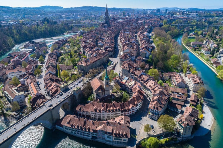 Самые красивые города Европы - город Берн. Швейцария