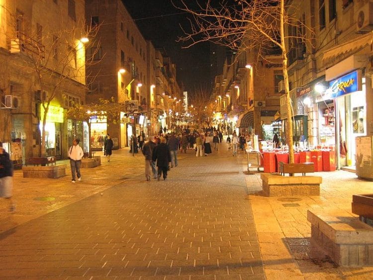 Улица Бен-Йехуда - достопримечательности Иерусалима