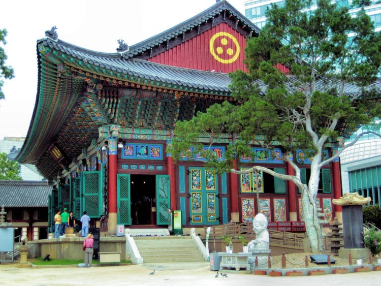Храм Чогеса - достопримечательности Сеула