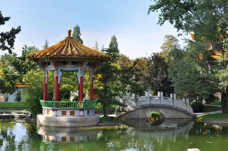 Китайский сад в Цюрихе