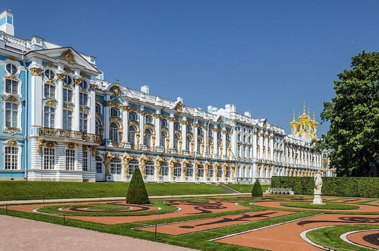 Большой Екатерининский дворец - г. Пушкин - достопримечательности Санкт-Петербурга