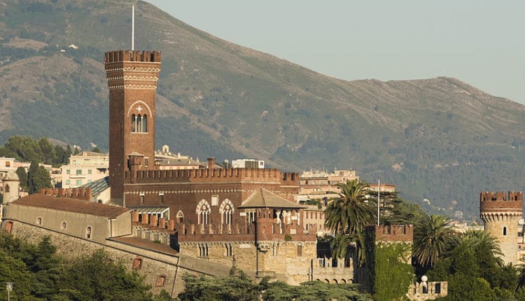 Замок Альбертис - достопримечательности Генуи