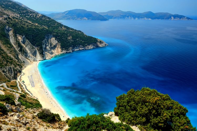 Пляж Миртос в Греции
