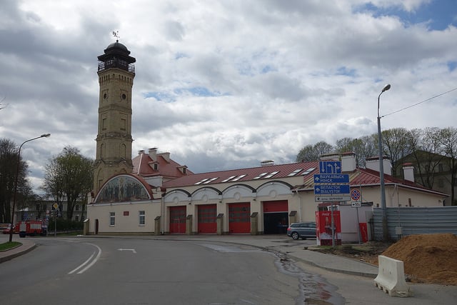 Башня пожарного депо - достопримечательности Гродно