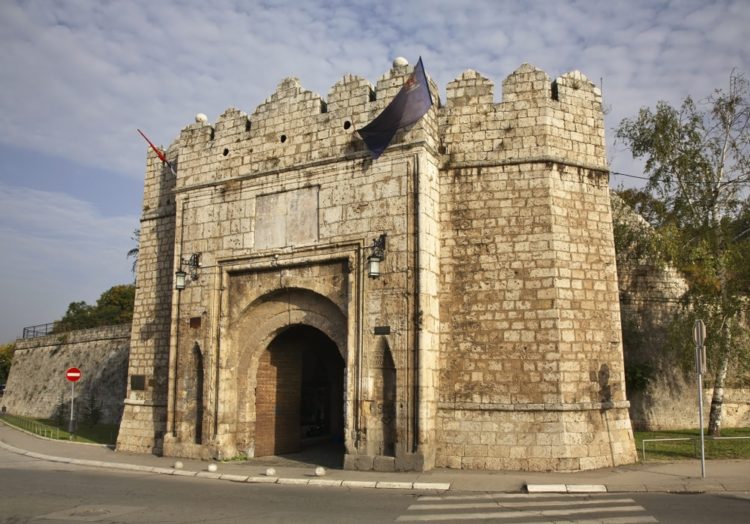 Нишская крепость в Сербии