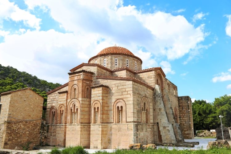 Монастырь Дафни в Греции