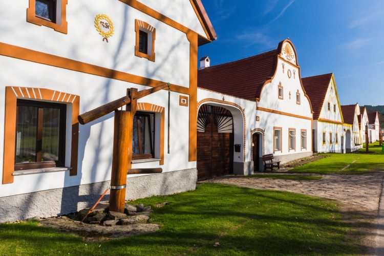 Историческая деревня Голашовице в Чехии