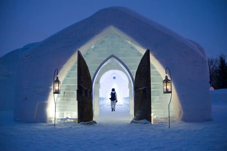 Ледяной отель - достопримечательности Квебека